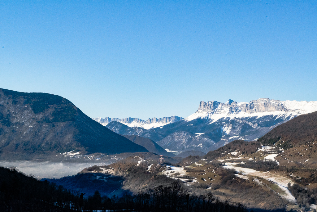 vue du Vercors depuis Belmont