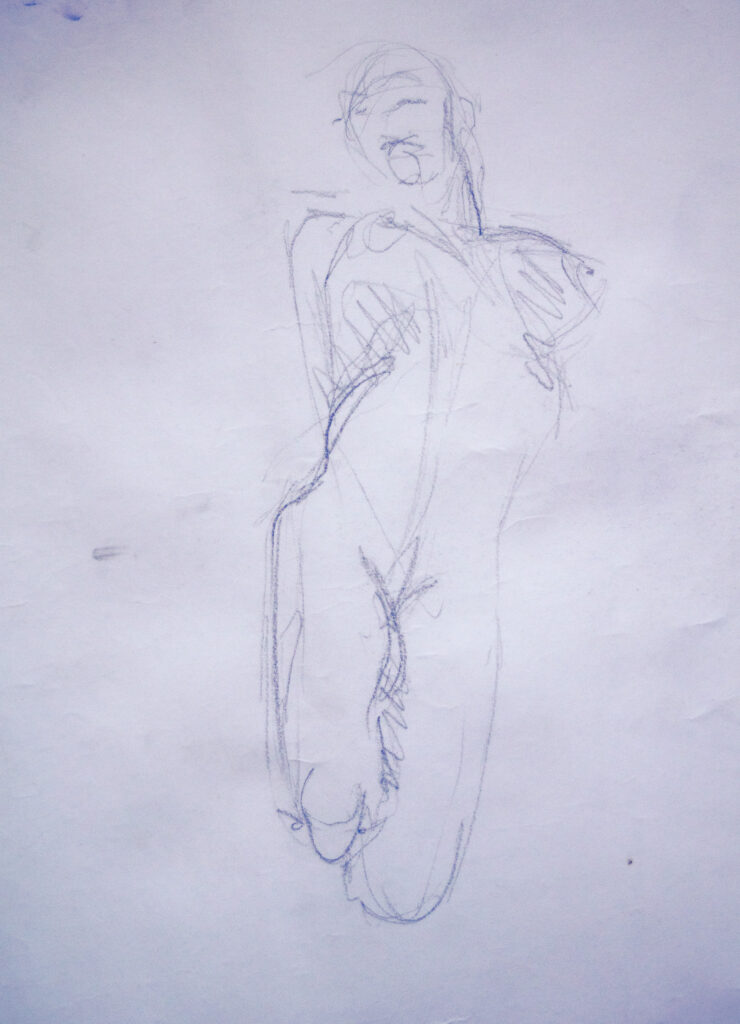Life drawing, movin figure, Cofa, 2006