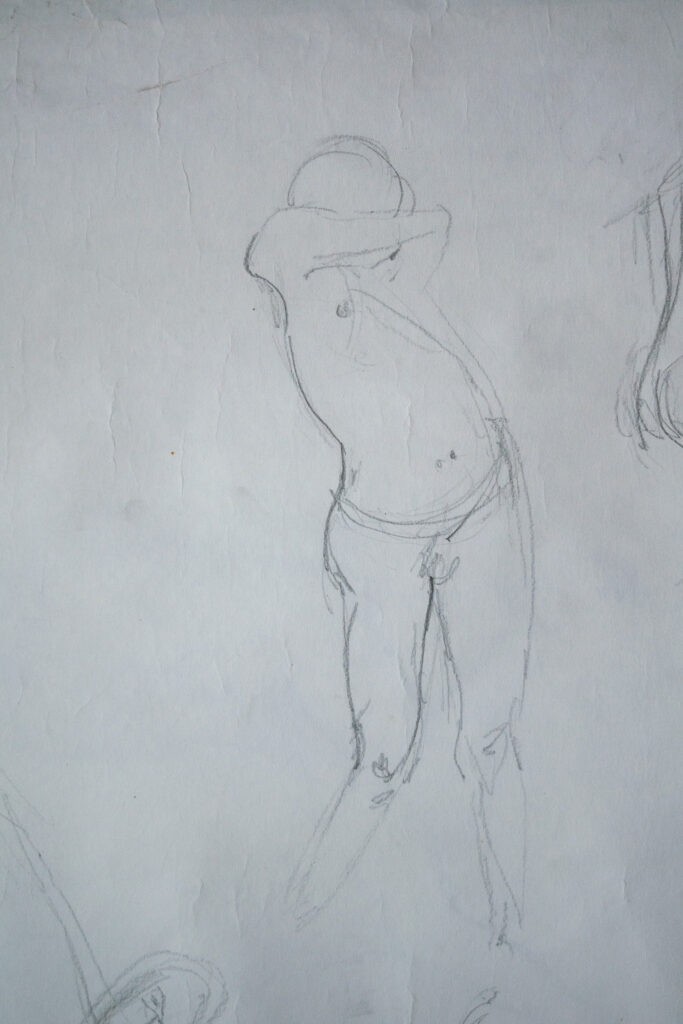Life drawing, movin figure, Cofa, 2006