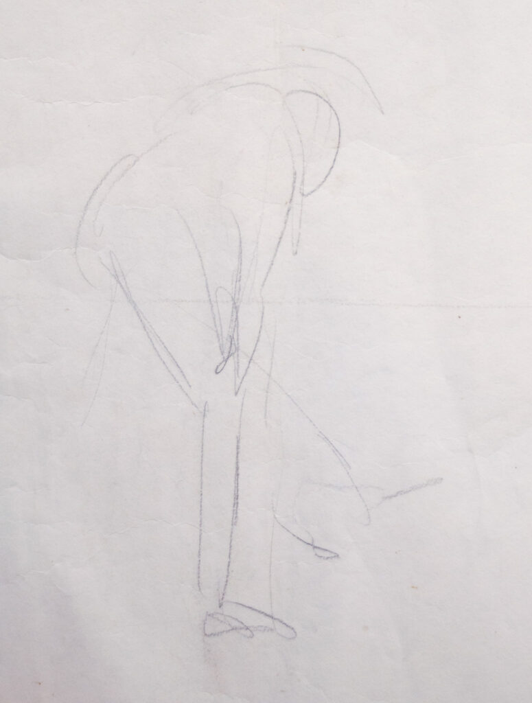 Life drawing, movin figure, Cofa, 2006